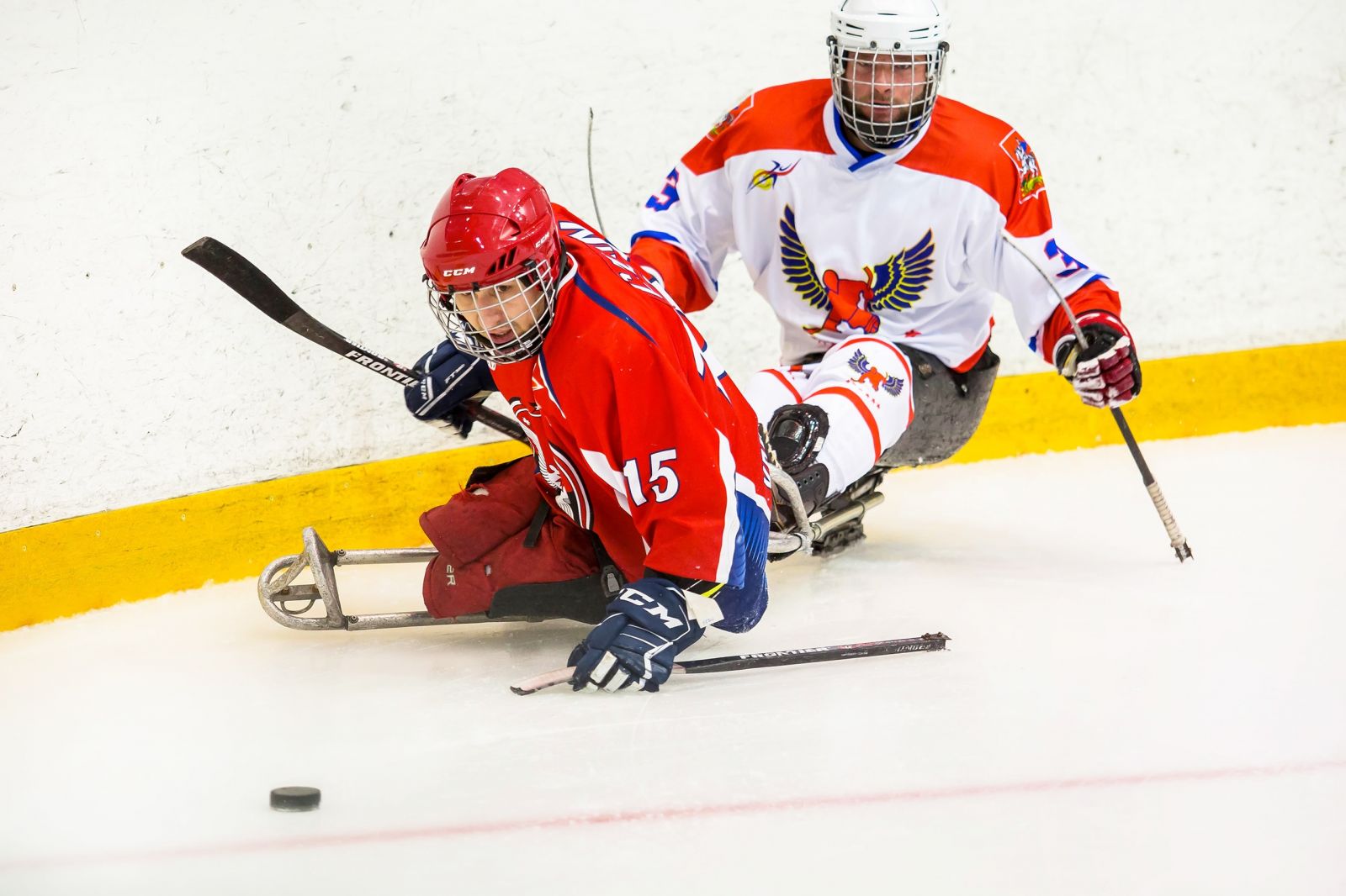 Итоги третьего дня первого круга чемпионата России по следж-хоккею в Ижевске