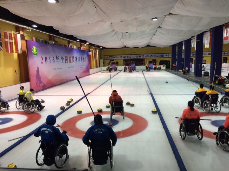 Сборная команда России по керлингу на колясках в экспериментальном составе приняла участие в международном турнире в Южной Корее