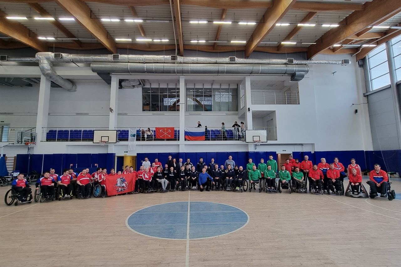 Команда Санкт-Петербурга возглавила турнирную таблицу после I круга чемпионата России по регби на колясках