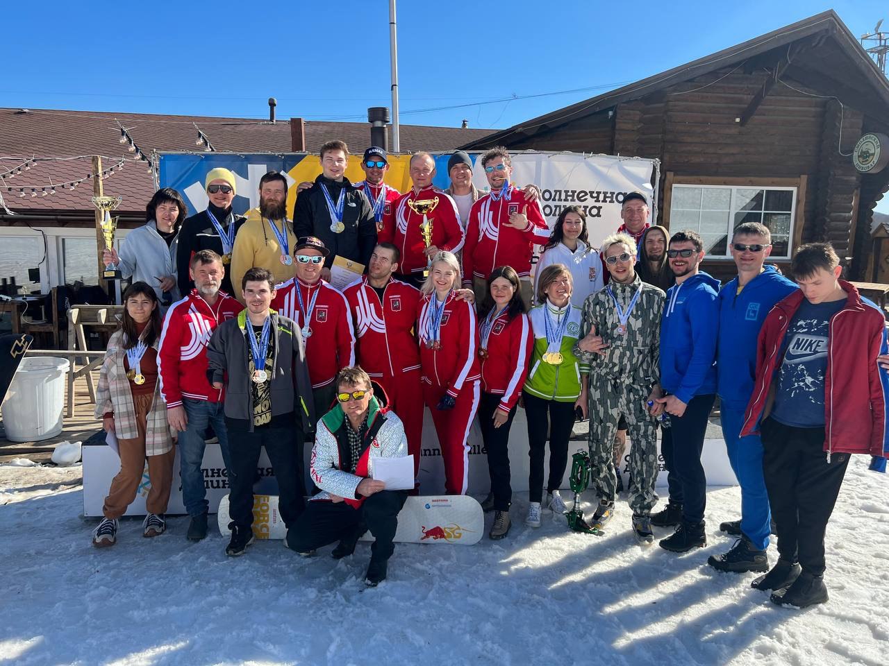  Определены победители и призеры чемпионата России по парасноуборду