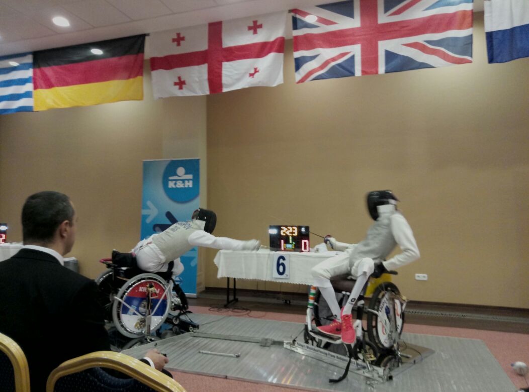 1 серебряную и 3 бронзовые медали завоевали спортсмены сборной команды России по фехтованию на колясках в первый соревновательный день Кубка мира в Венгрии 
