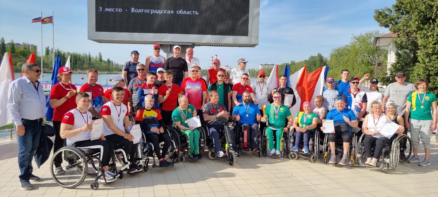 Сборная Краснодарского края стала победителем командного зачета Кубка России по гребле на байдарках и каноэ спорта лиц с ПОДА