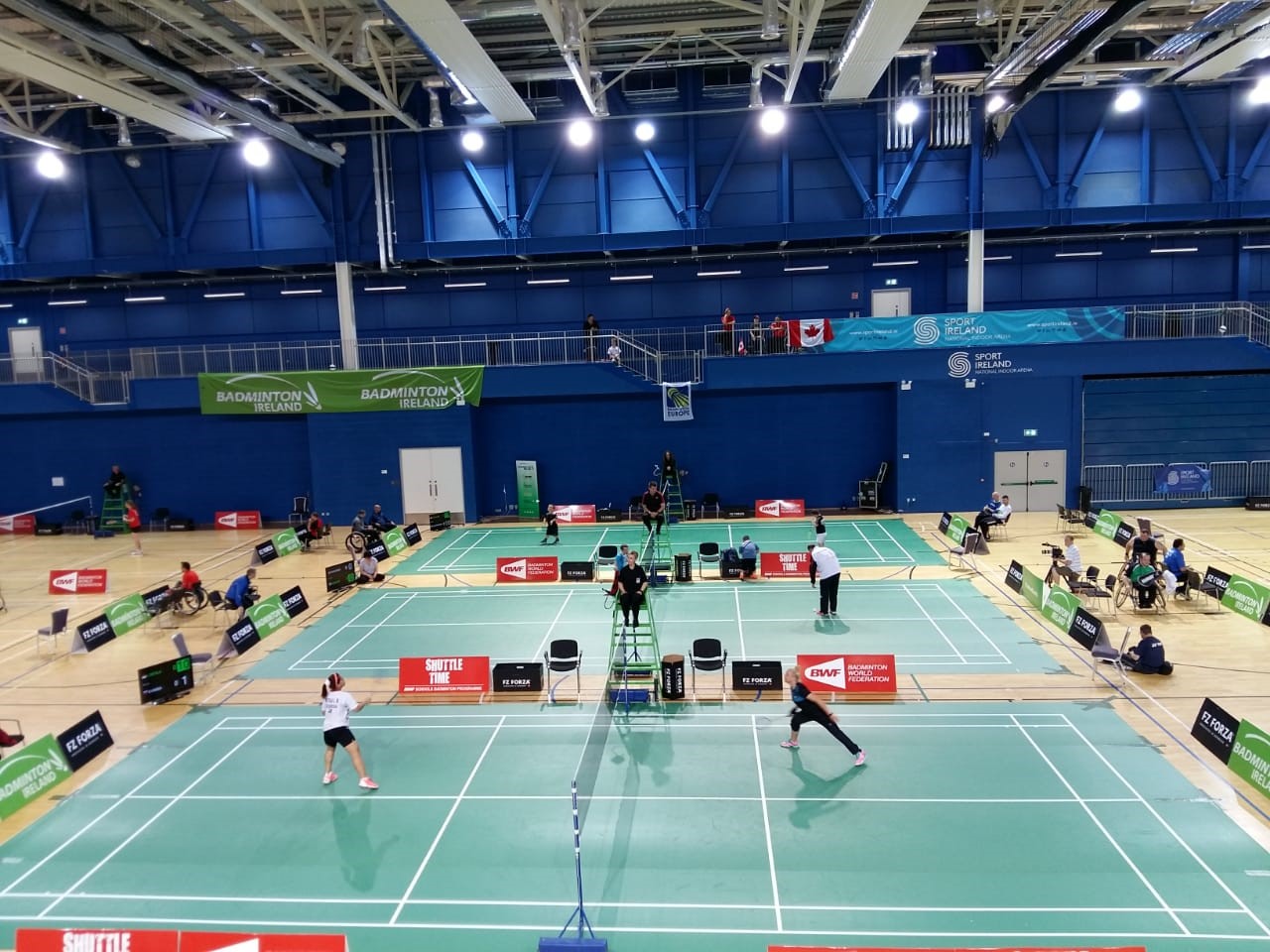 1 золотую и 4 бронзовые медали завоевали российские спортсмены на международном турнире по бадминтону спорта лиц с ПОДА в Ирландии