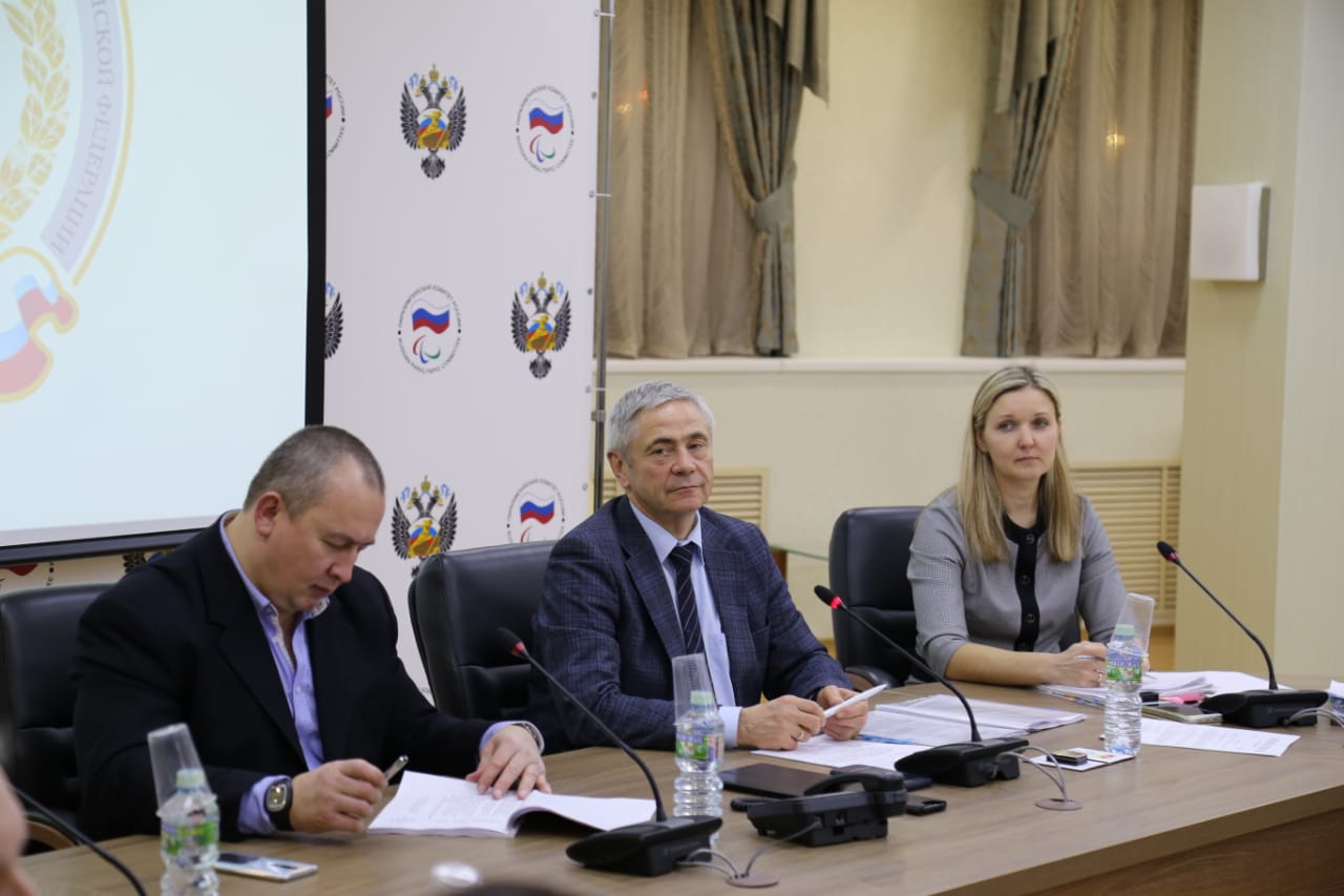 П.А. Рожков в г. Москве принял участие в заседании Центрального комитета Общероссийского профессионального союза работников физической культуры, спорта и туризма Российской Федерации