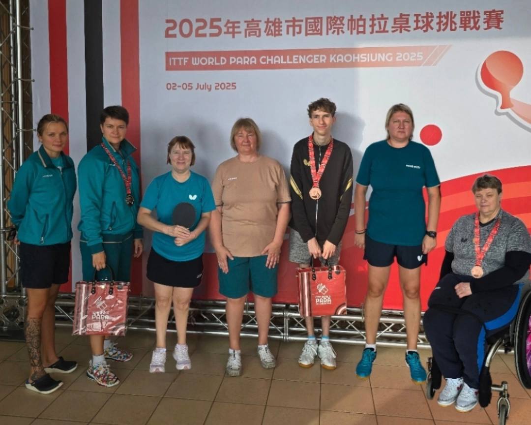 9 медалей завоевали российские спортсмены на международных соревнованиях по настольному теннису в Тайване 