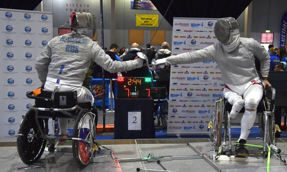 Российские спортсмены завоевали 1 золотую, 2 серебряные и 3 бронзовые медали на Кубке мира по фехтованию на колясках