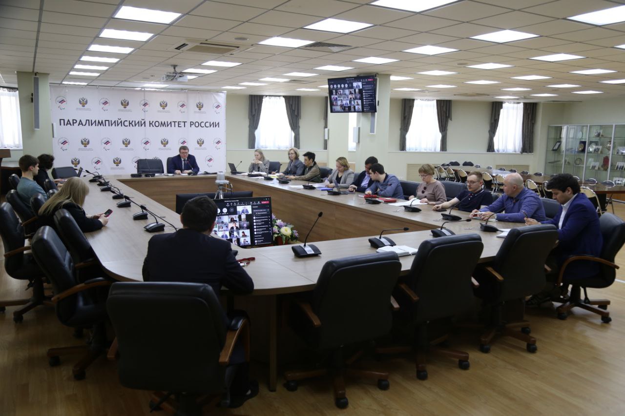 А.А. Строкин в офисе ПКР провел заседание Совета Всероссийской федерации спорта лиц с поражением ОДА