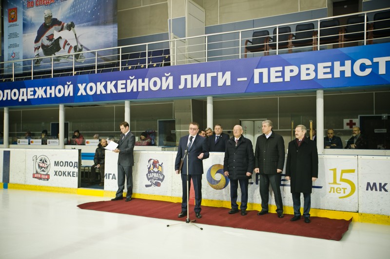 А.А. Строкин в г. Оренбурге принял участие в торжественной церемонии открытия первого открытого турнира Кубка Губернатора Оренбургской области по следж-хоккею