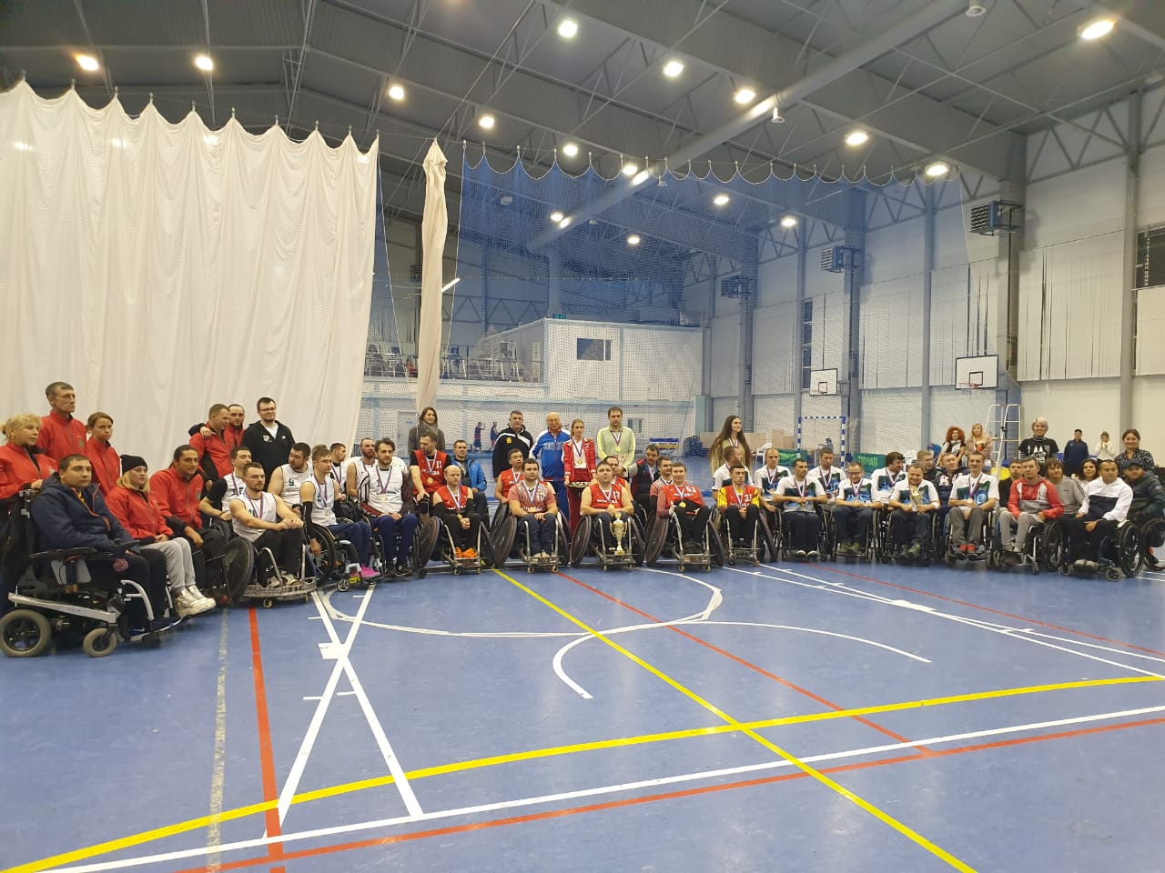 Сборная команда города Москвы по регби на колясках подтвердила титул чемпиона России