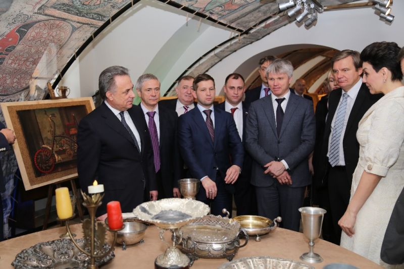 Л.Н. Селезнев, П.А. Рожков, А.А. Строкин в Минспорте России приняли участие в торжественном открытии Государственного музея спорта в новом здании 