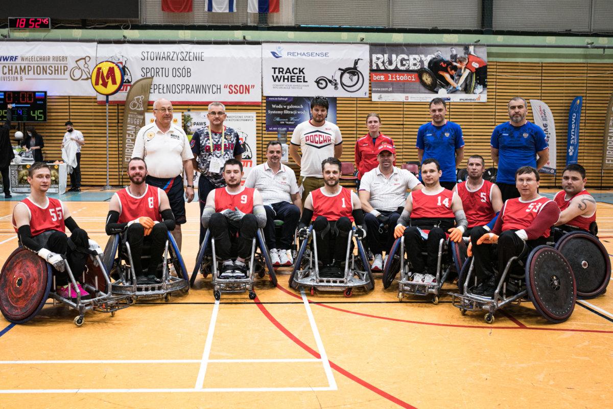       Сборная команда России по регби на колясках завоевала бронзовые медали на чемпионате Европы дивизиона В в Польше      