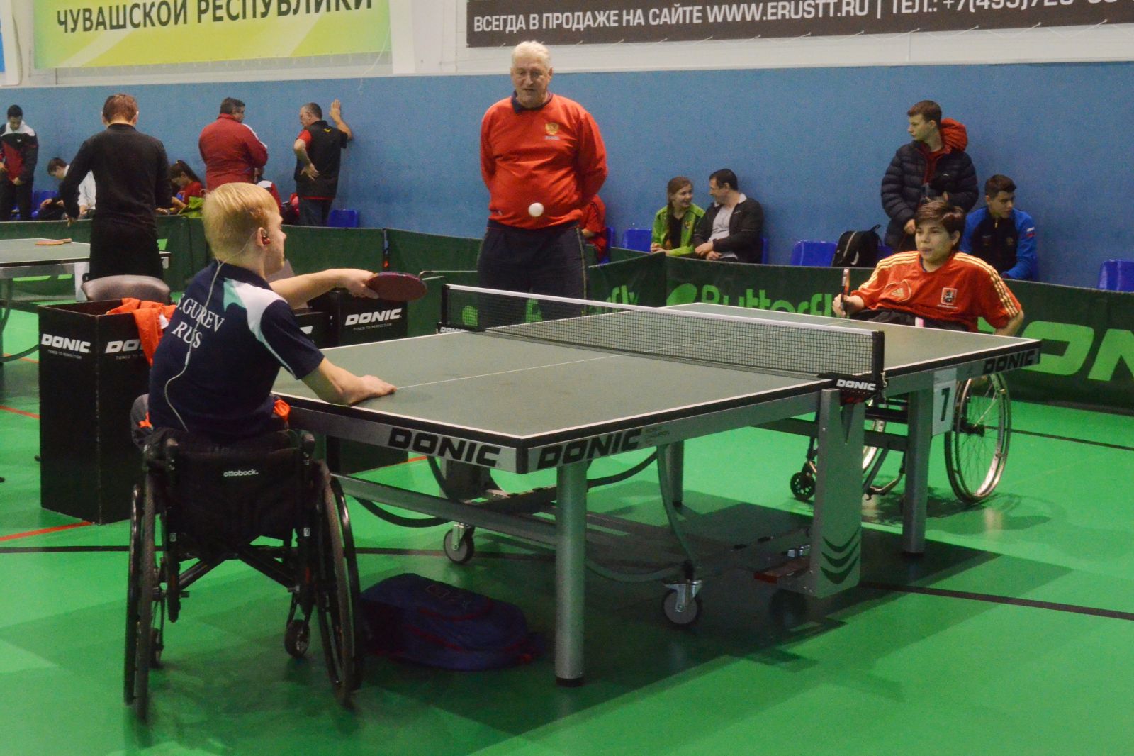 Представители 8 регионов стали победителями первенства России по настольному теннису спорта лиц с ПОДА в Чебоксарах