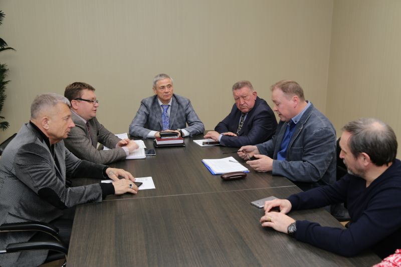 П.А. Рожков в офисе ПКР провел рабочую встречу с президентом Союза Тхэквондо России А.К. Тереховым