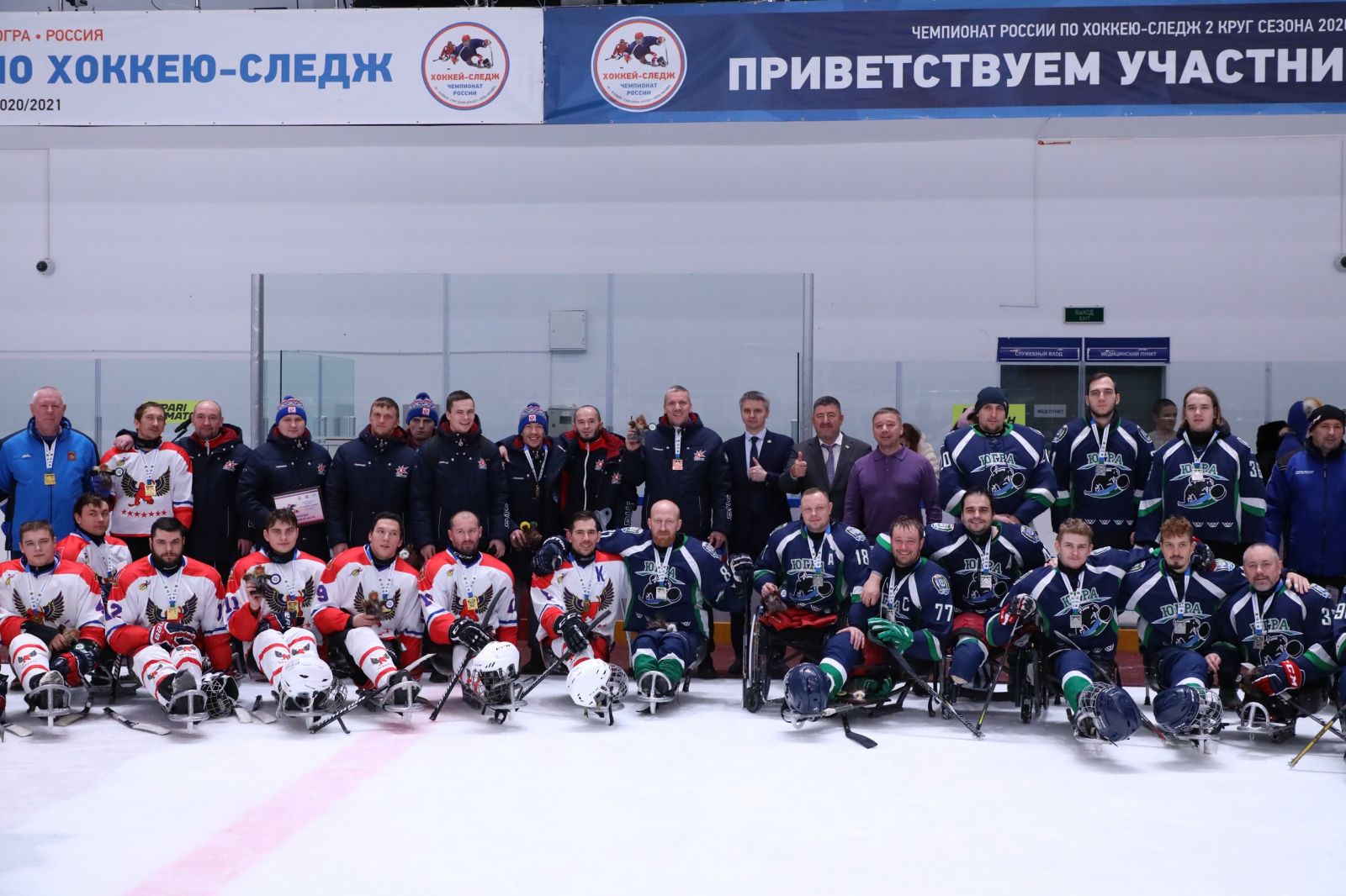 СХК «Феникс» удерживает первое место в турнирной таблице после II круга чемпионата России по следж-хоккею