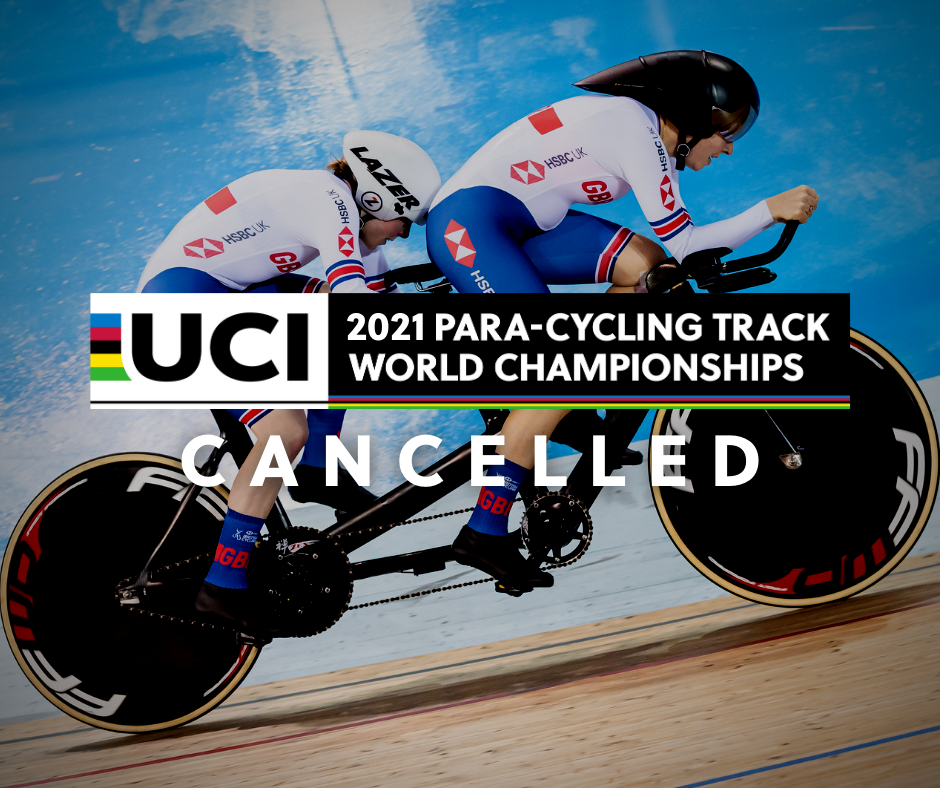 Чемпионат мира по паравелоспорту на треке 2021 года в Рио-де-Жанейро (Бразилия) отменен