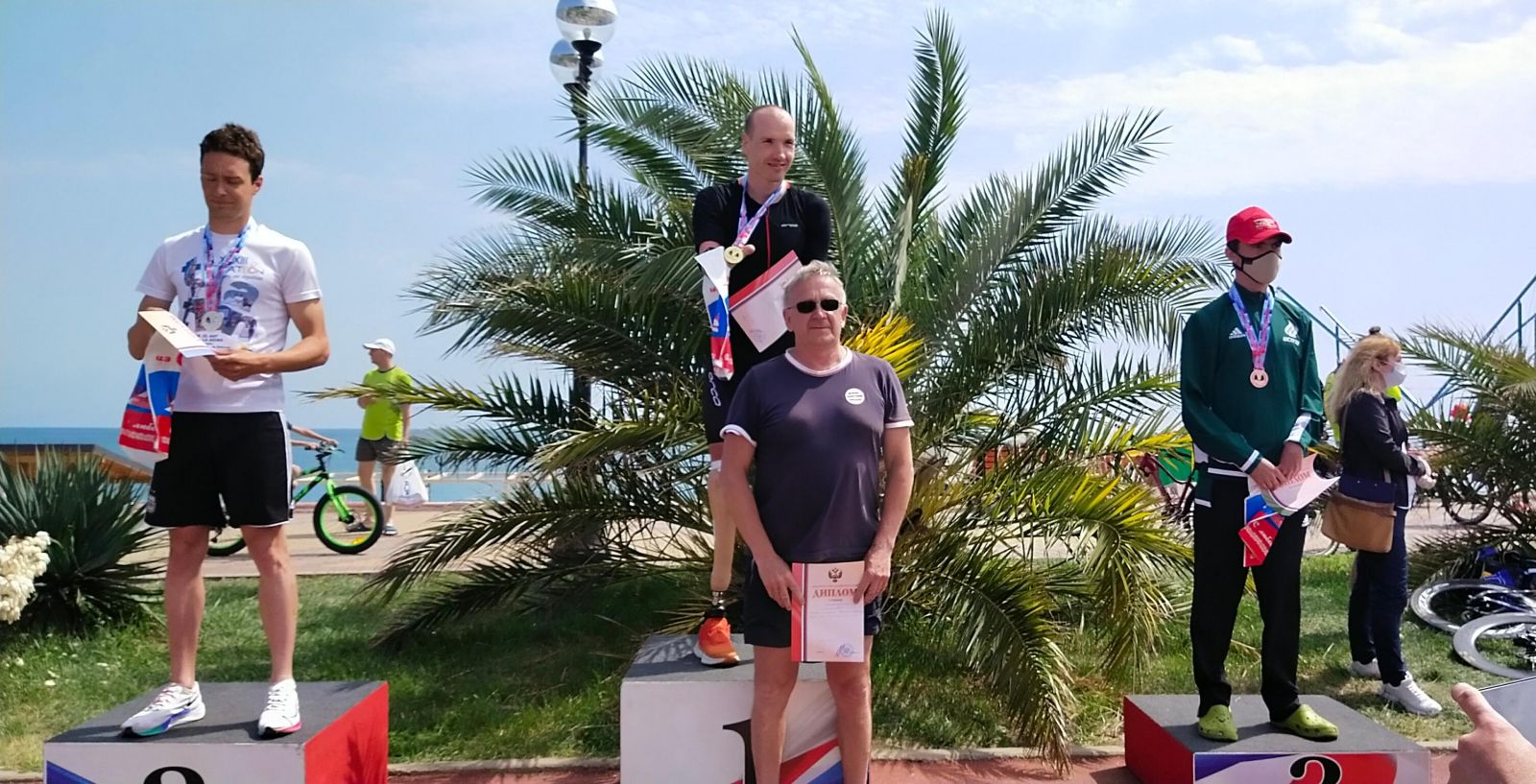        В Сочи определены победители чемпионата России по паратриатлону      