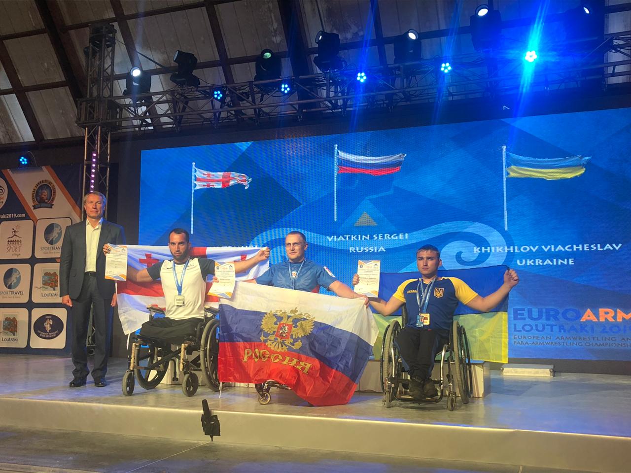 Российские спортсмены успешно выступили на чемпионате Европы по пара-армрестлингу в Греции