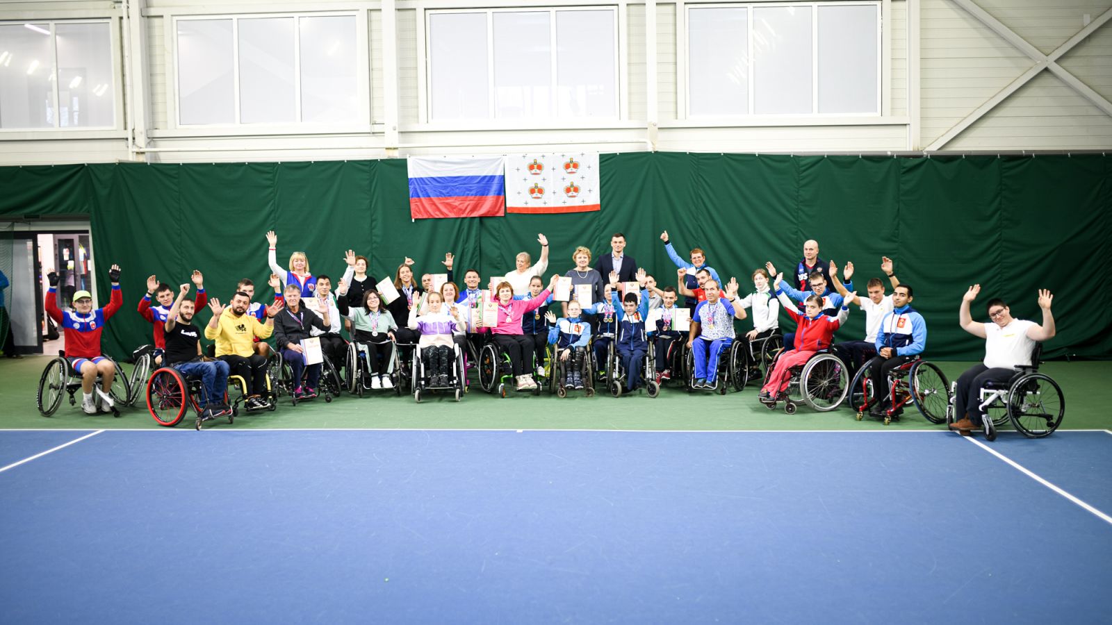  Определены победители и призеры чемпионата России по теннису на колясках в Дмитрове