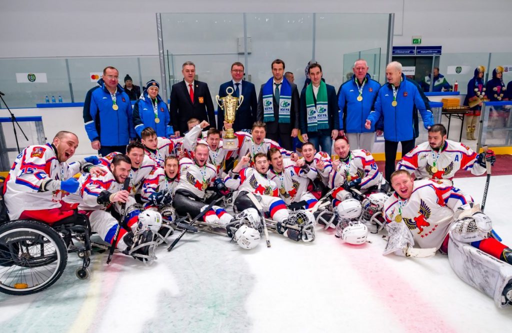 А.А. Строкин в г. Ханты-Мансийске принял участие в торжественных церемониях награждения и закрытия международного турнира по следж-хоккею «Кубок Югры»