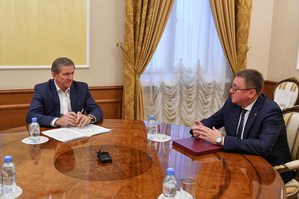        А.А. Строкин обсудил с первым заместителем Председателя Правительства Омской области В.П. Бойко проведение крупных соревнований для паралимпийцев      