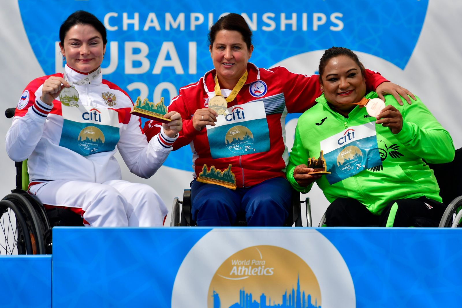 Галина Липатникова и Мария Богачева завоевали серебряные медали в 6 день чемпионата мира по легкой атлетике МПК в Дубае