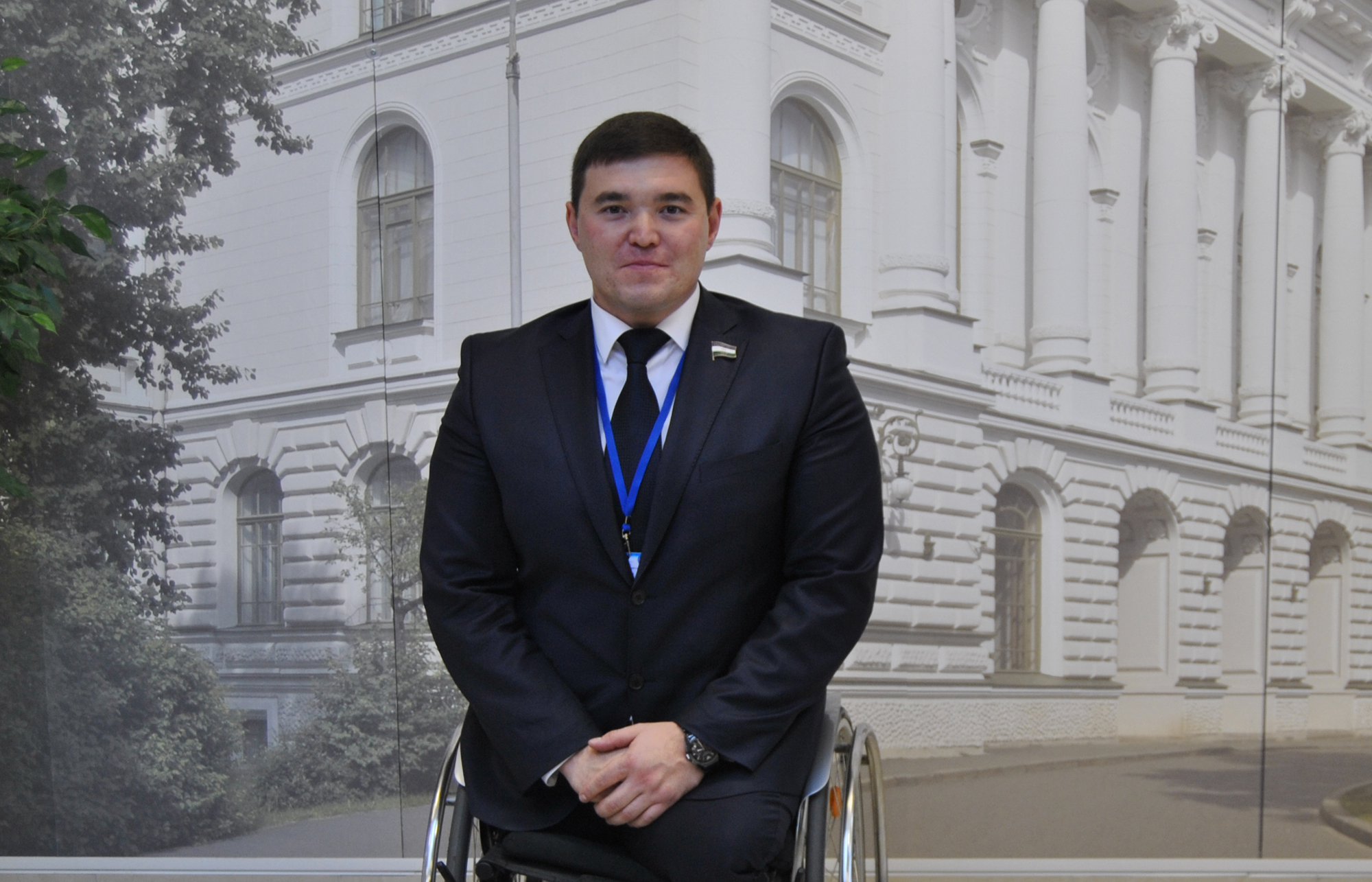 Поздравление Президента Федерации Л.Н. Селезнева 4-кратному чемпиону Паралимпийских игр, первому вице-президенту Всероссийской Федерации ПОДА, Заслуженному мастеру спорта И.А. Зарипову в связи с днем рождения