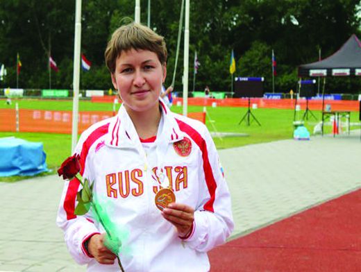 Поздравление Президента Федерации Л.Н. Селезнева чемпионке Паралимпийских игр по легкой атлетике, Заслуженному мастеру спорта С.Ю. Сегреевой в связи с днем рождения