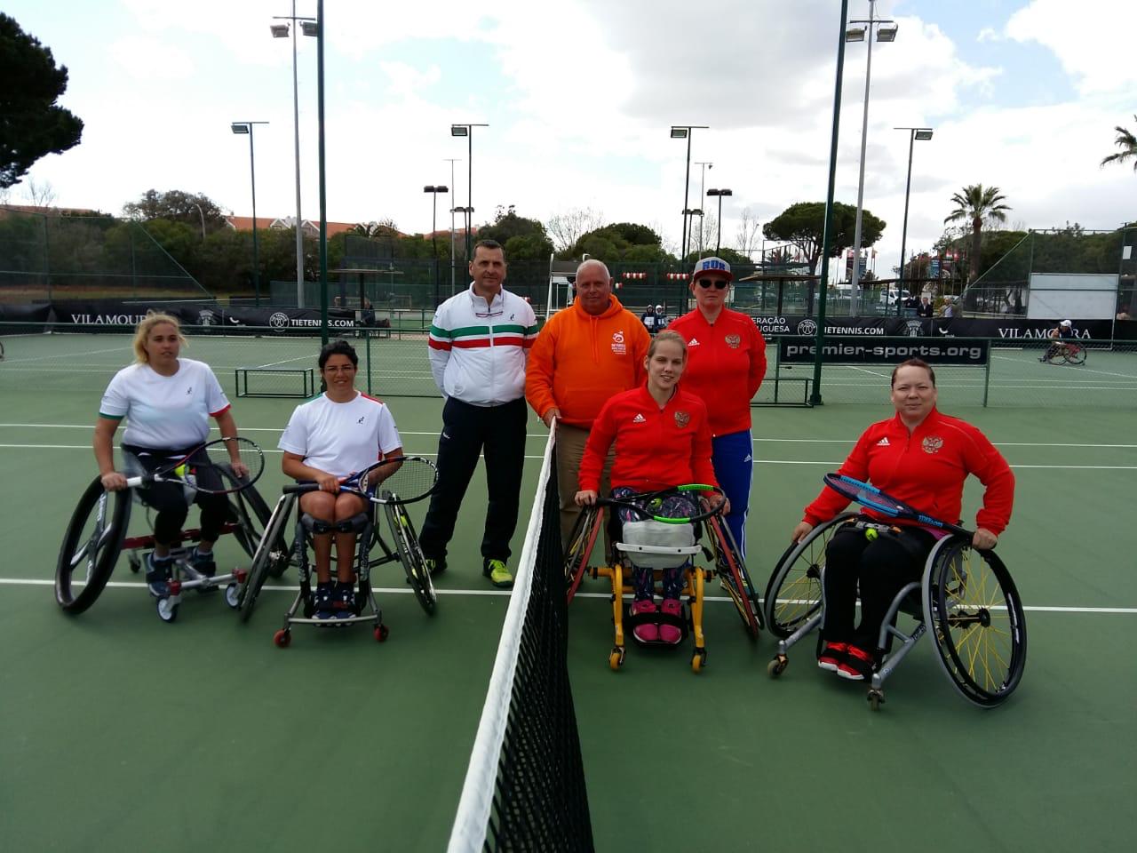 Женская сборная команда России по теннису на колясках стала победителем командного Кубка мира в европейской зоне в Португалии