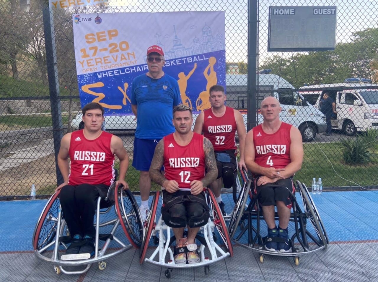 Сборная России стала победителем турнира по баскетболу на колясках 3х3 в Армении 