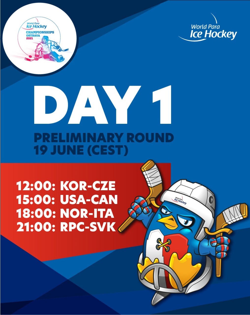 В чешской Остраве начались матчи группового этапа чемпионата мира по следж-хоккею