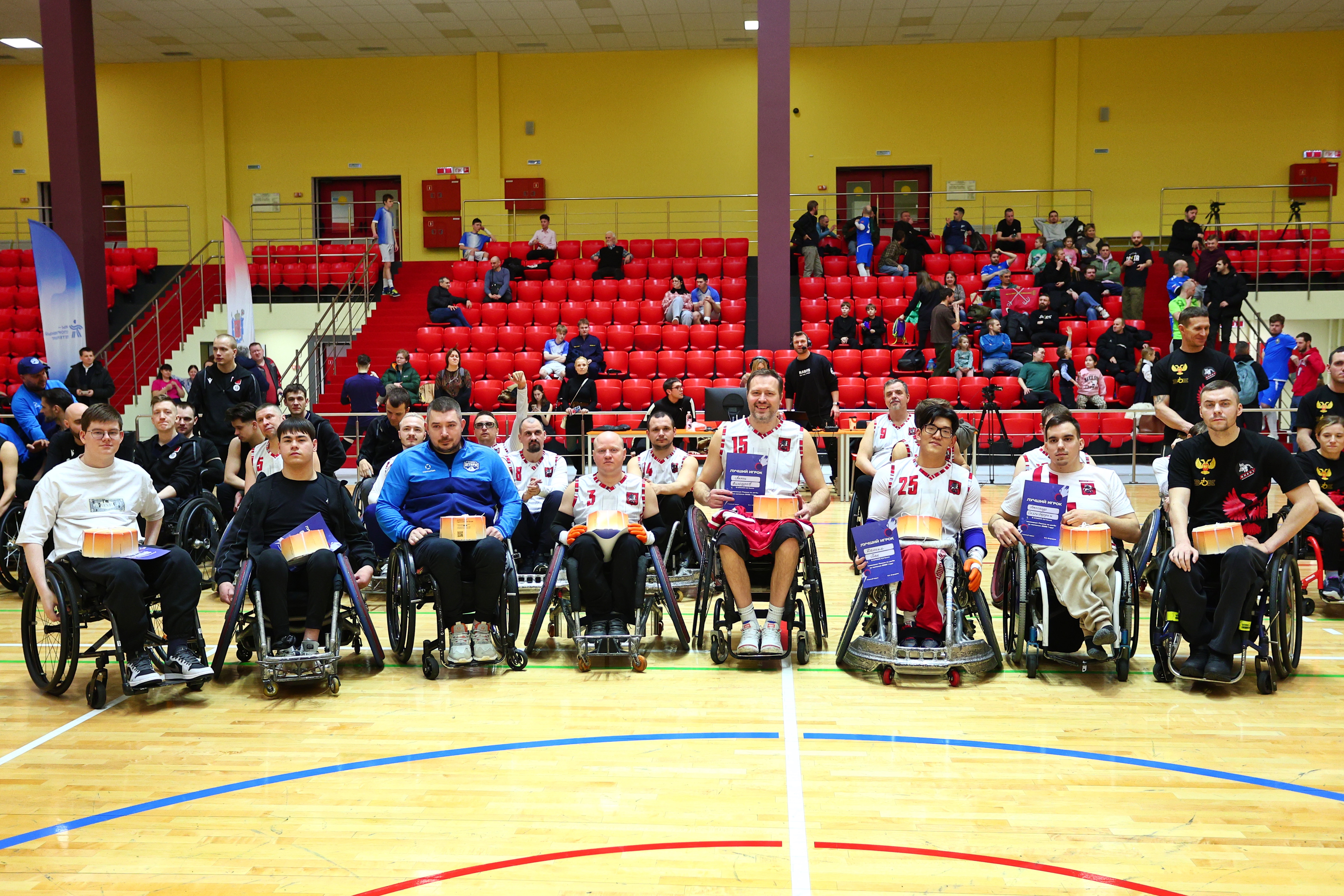 Определены победители и призеры 1 круга чемпионата России по регби на колясках!