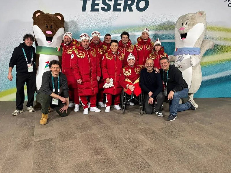 Паралимпийская делегация Российской Федерации на XIV Паралимпийских зимних играх 2026 года в Италии!