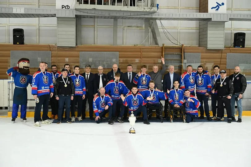 В Алексине завершился чемпионат России по хоккею-следж «Высшая лига»