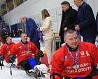 В Москве прошел Открытый товарищеский матч по следж-хоккею между командами, сформированными из ветеранов СВО, «Мужество» (Москва) и «Звезда» (Санкт-Петербург)