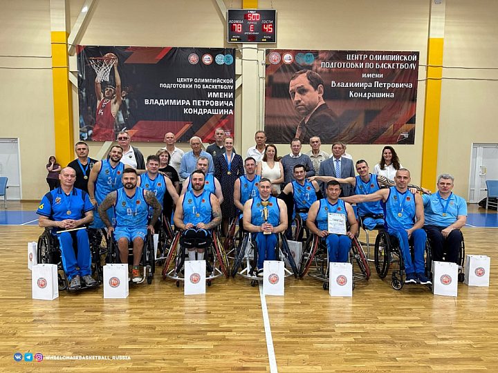 В Санкт-Петербурге завершился Всероссийский турнир по баскетболу на колясках, посвященный памяти бронзового призера олимпийских игр А.Г. Макеева